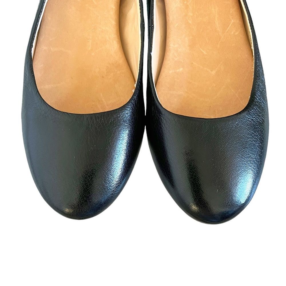 Dr. Scholl's Vixen Ballet Flats In Black Leather Size 10 - Picture 6 of 12